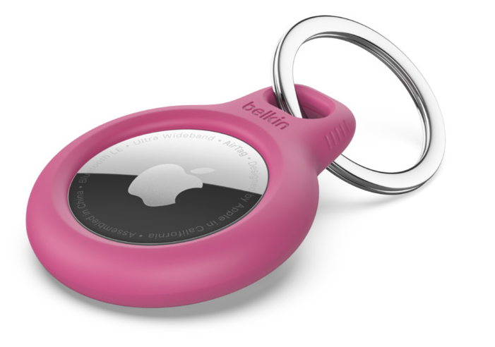 Belkin Classic AirTag sleutelhanger Roze