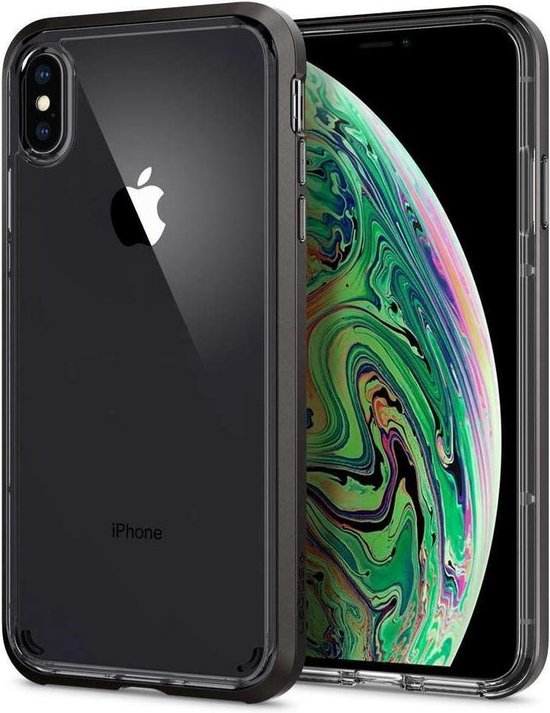 Spigen Neo Hybrid Crystal iPhone XS hoesje Grijs