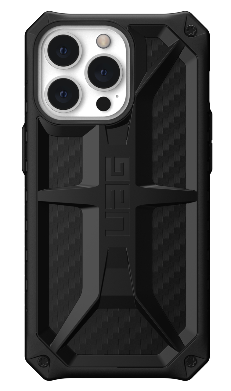 UAG Monarch iPhone 13 Pro hoesje Carbon