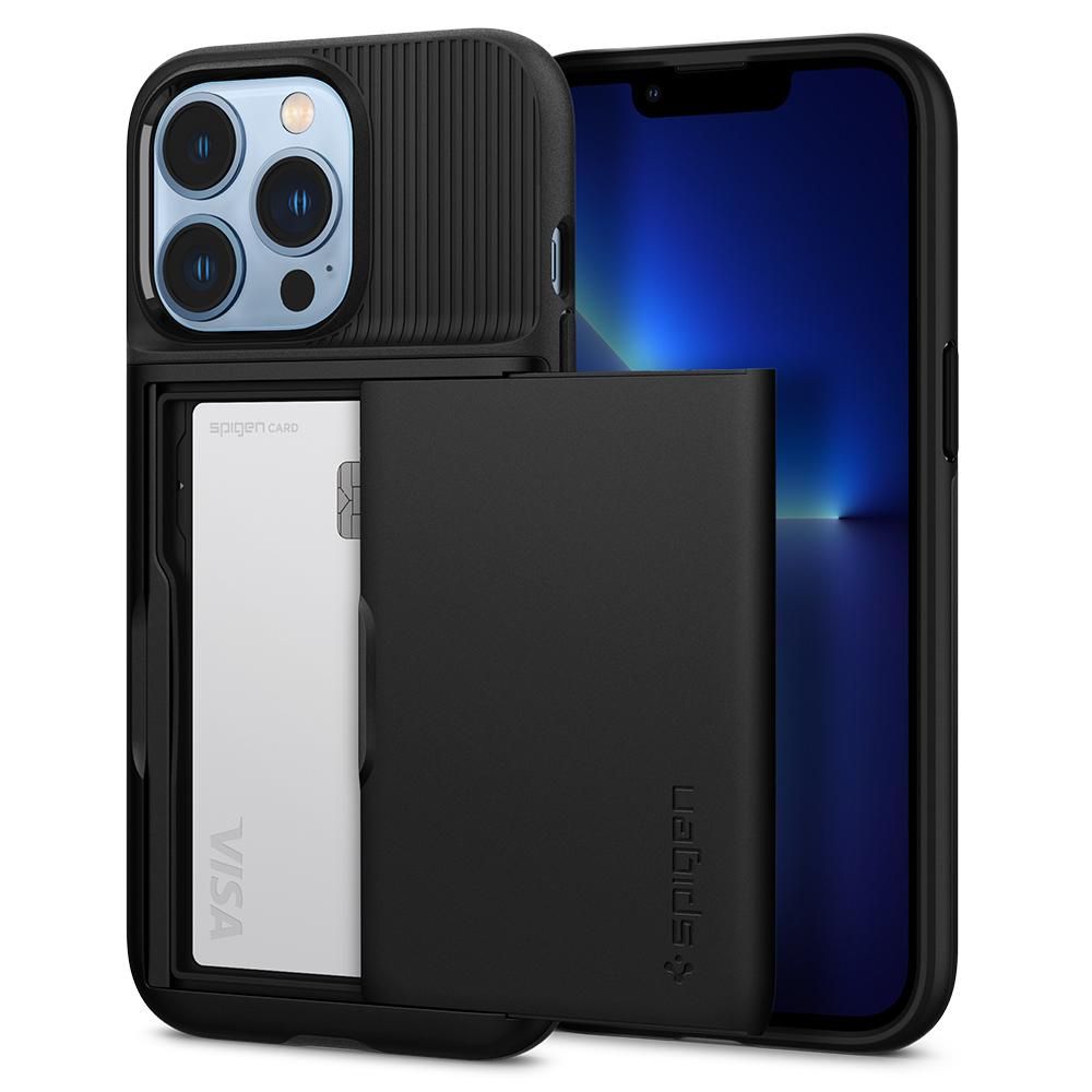 Spigen Slim Armor CS iPhone 13 Pro hoesje Zwart