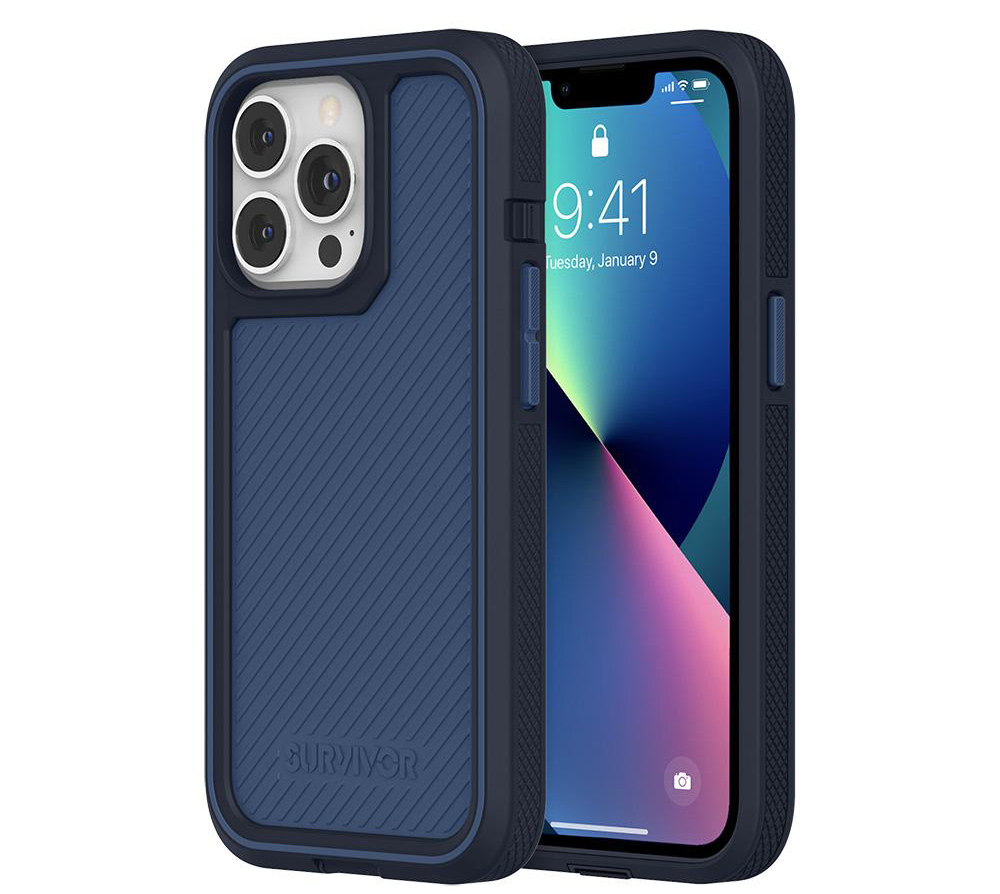 Griffin Survivor All-Terrain iPhone 13 Pro Max hoesje Blauw