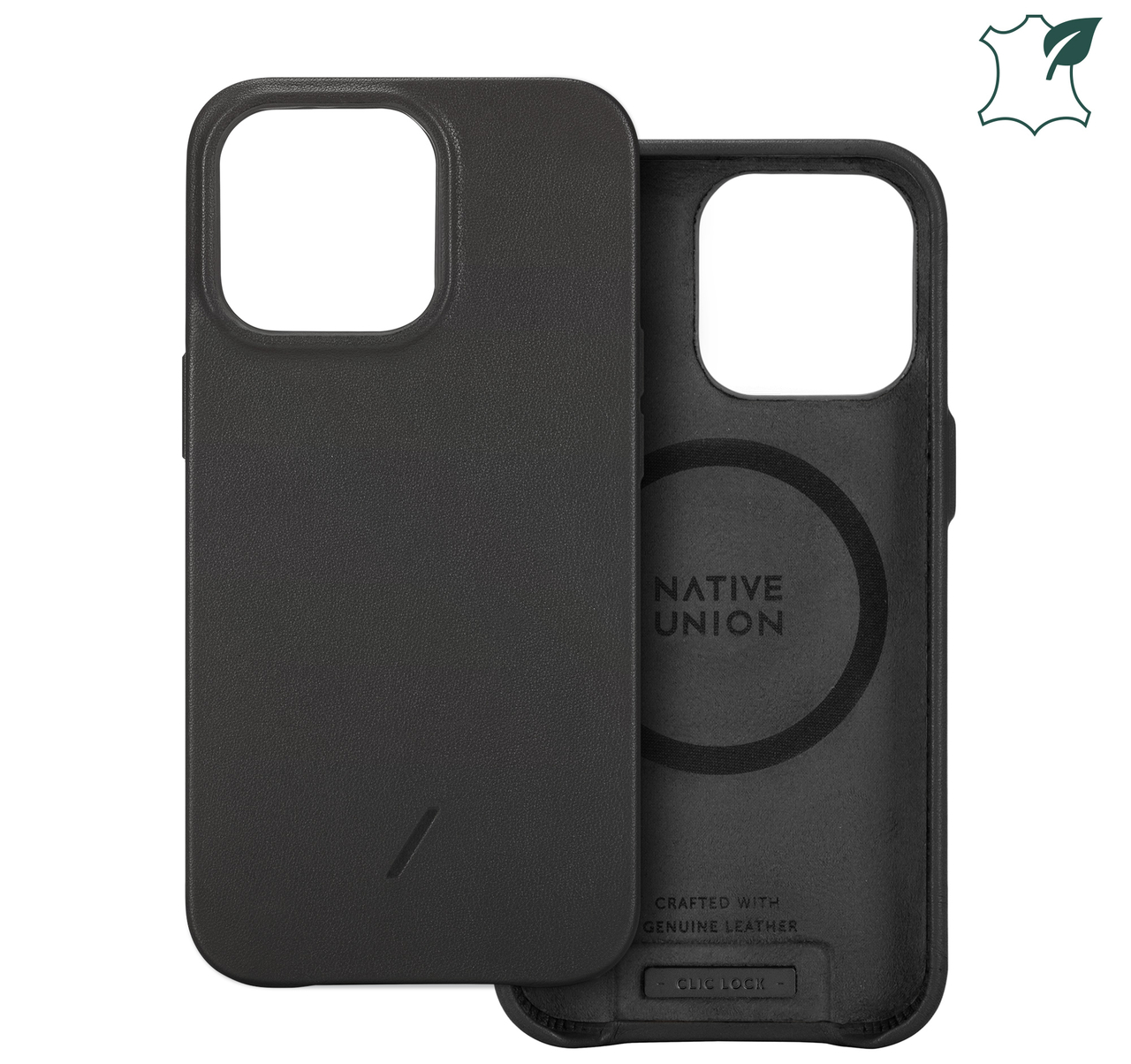 Native Union Clic Classic iPhone 13 Pro hoesje Zwart