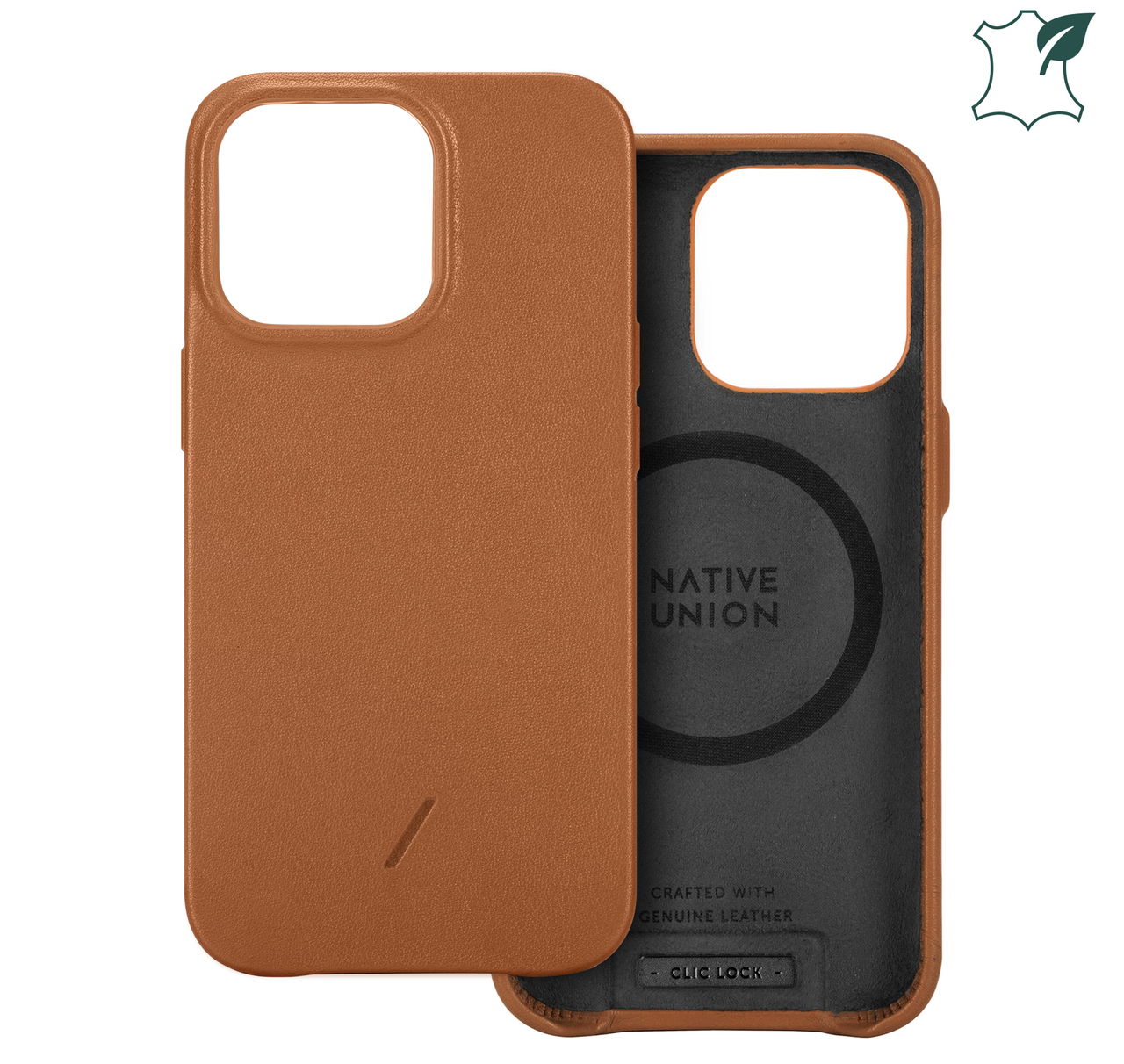 Native Union Clic Classic iPhone 13 Pro hoesje Bruin