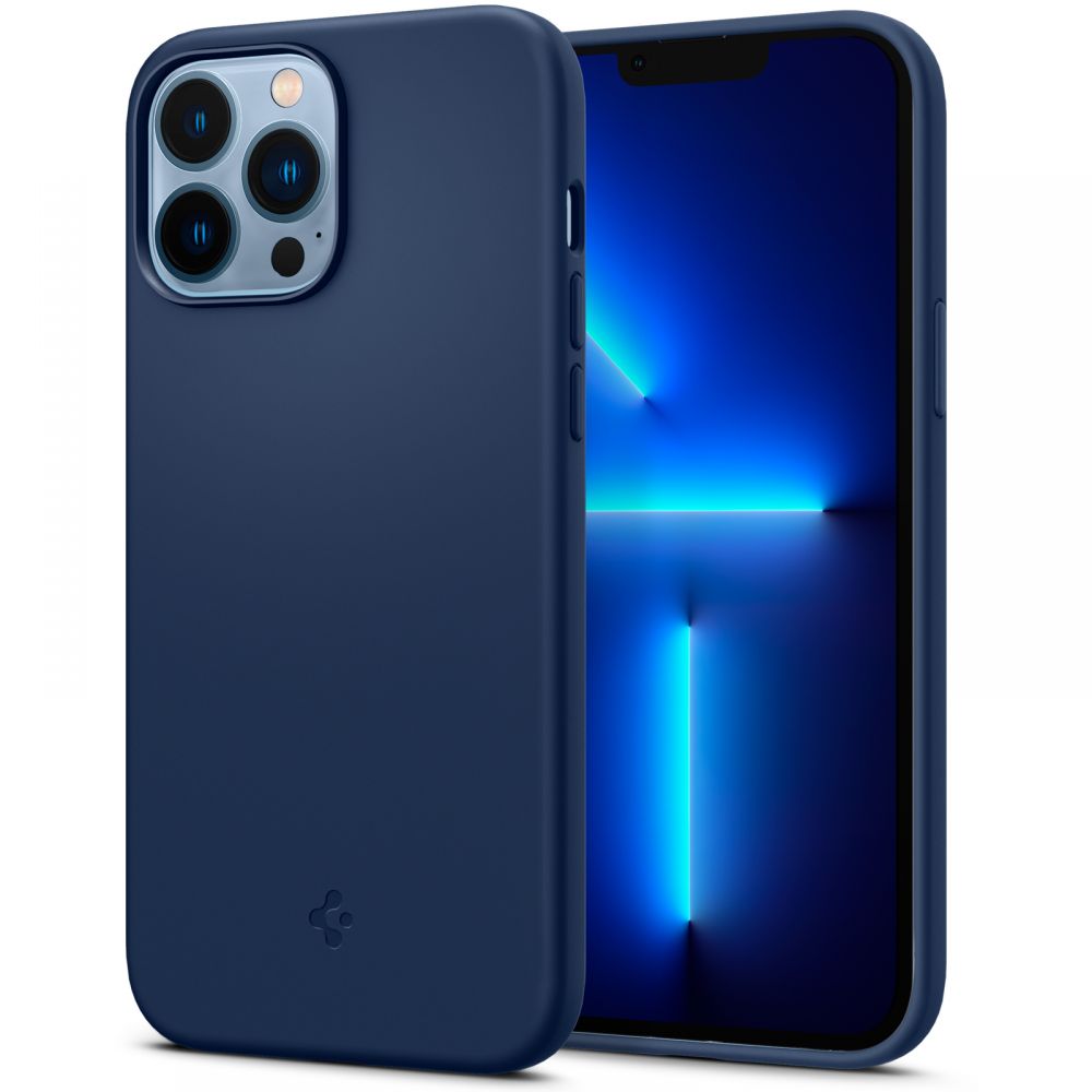 Spigen Silicone Fit iPhone 13 Pro hoesje Navy