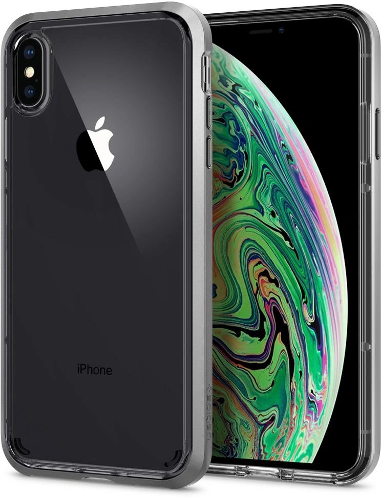 Spigen Neo Hybrid Crystal iPhone XS Max hoesje Zilver