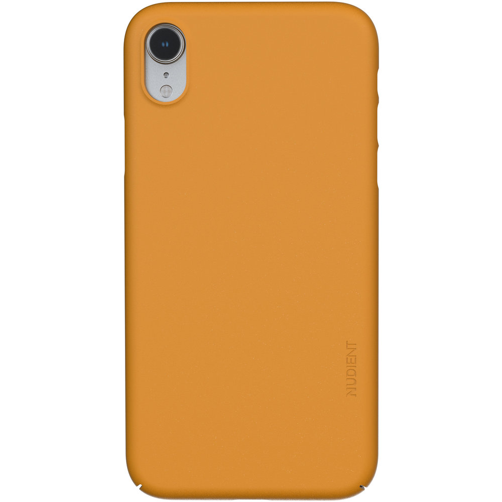 Nudient Thin Case iPhone XR hoesje Geel