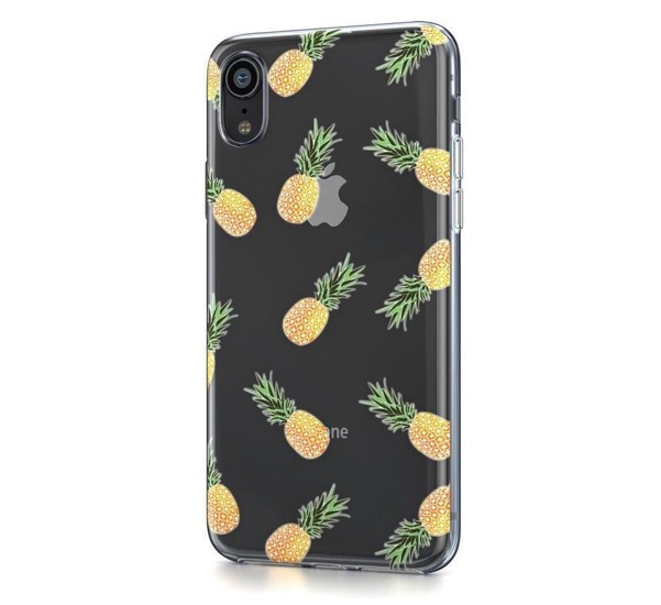 BeHello Gel iPhone XR hoesje Ananas