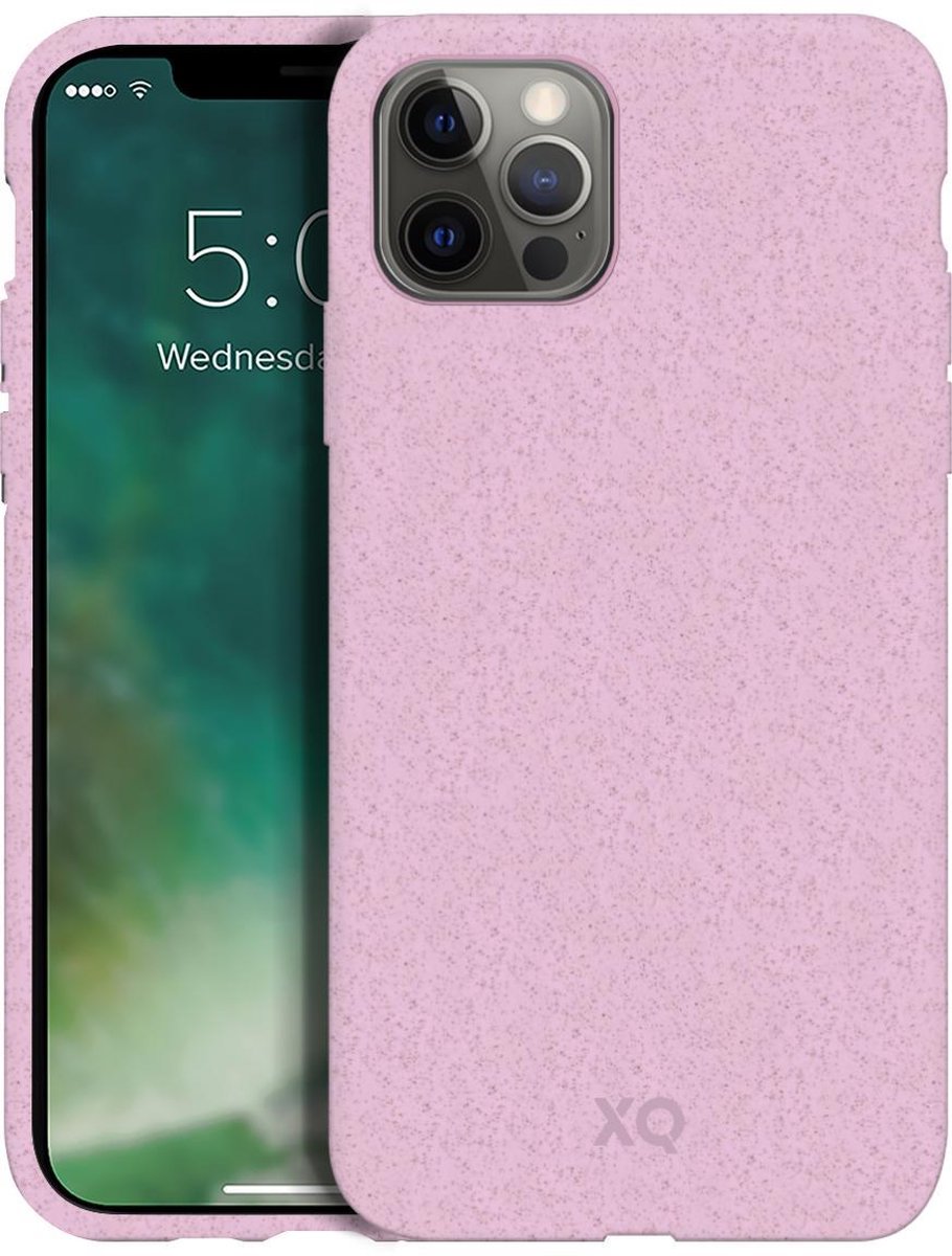 Xqisit Eco Flex milieuvriendelijk iPhone 12 Pro Max hoesje Roze