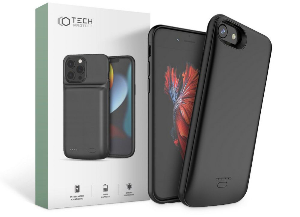 Tech Protection iPhone SE 2022 / iPhone 2020 mAh batterij hoesje -