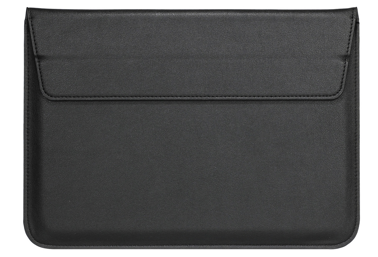 hoesie MacBook Pro 16 inch sleeve met stand Zwart