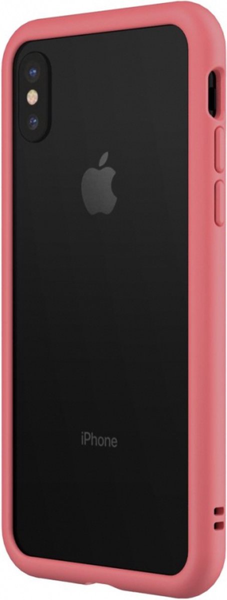 RhinoShield CrashGuard NX iPhone XS bumper hoesje Coral