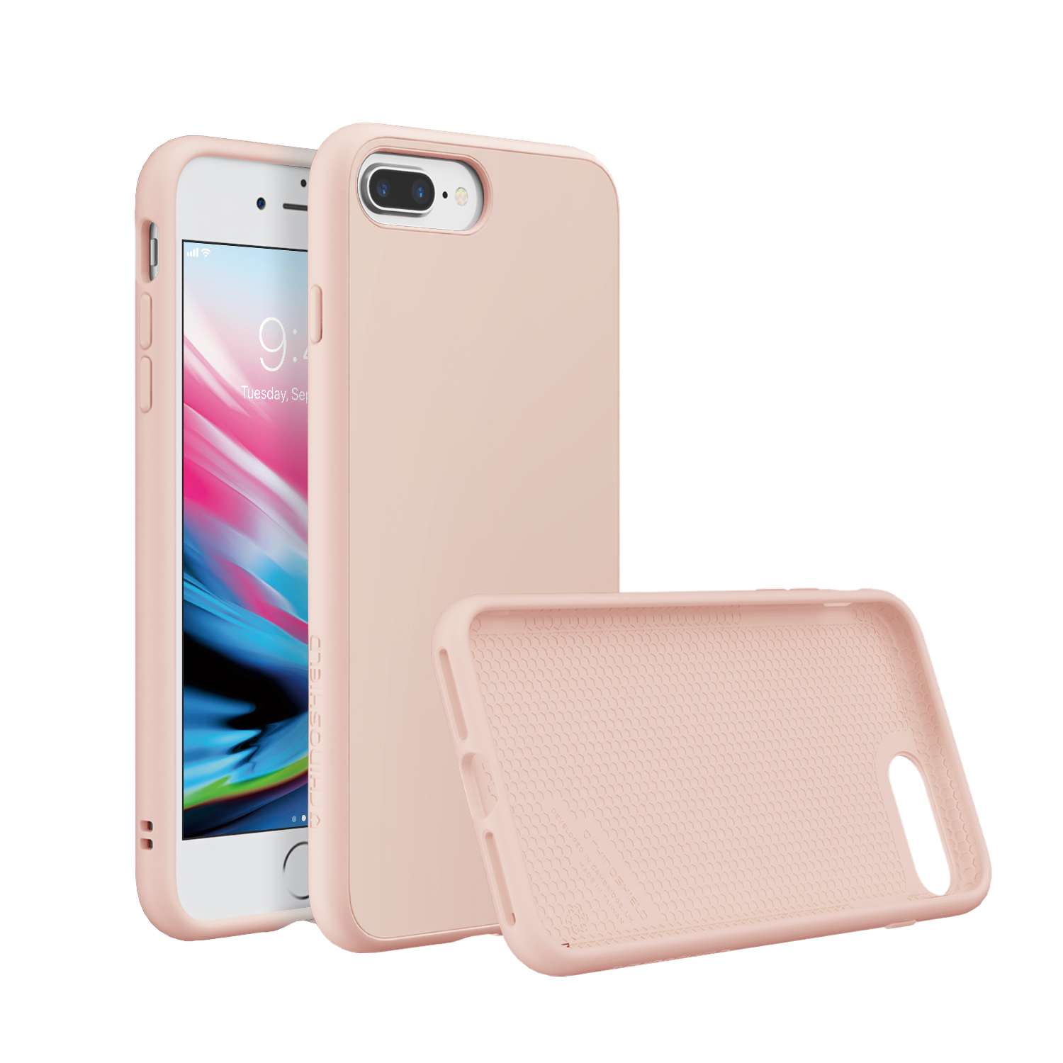 RhinoShield SolidSuit iPhone 8 / 7 Plus hoesje Roze