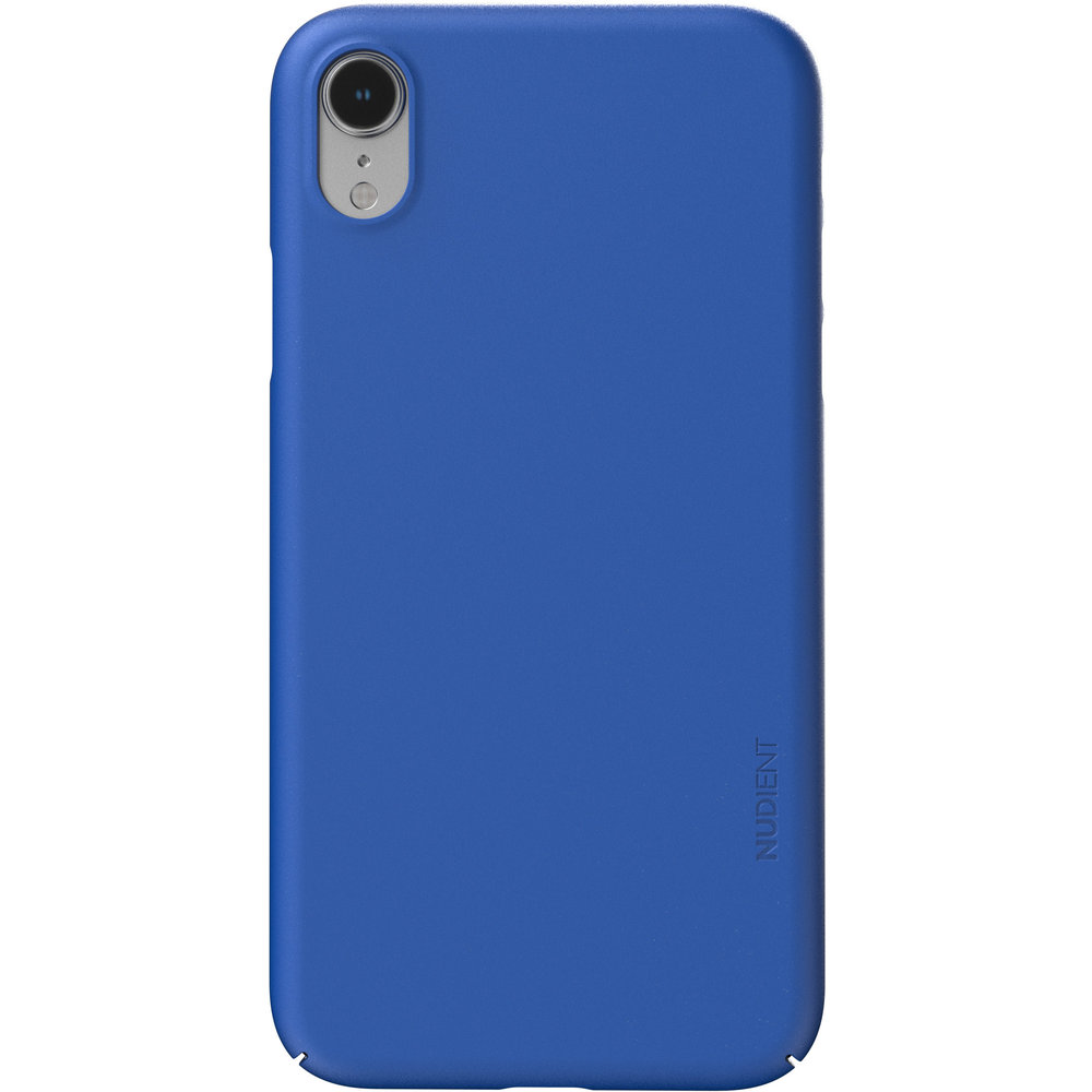 Nudient Thin Case iPhone XR hoesje Blueprint Blauw