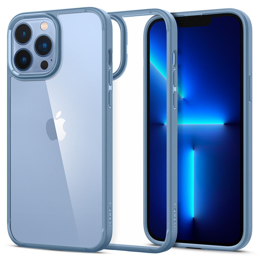 Spigen Ultra Hybrid iPhone 13 Pro Max hoesje Blauw