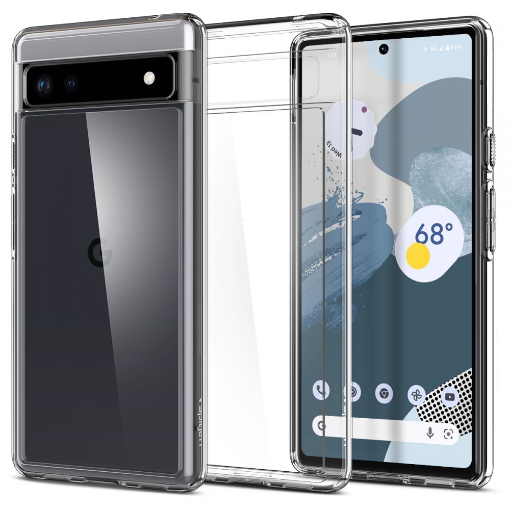 Spigen Ultra Hybrid Pixel 6A hoesje Transparant