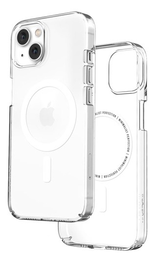 Caudabe Lucid Clear iPhone 14 Plus hoesje transparant 