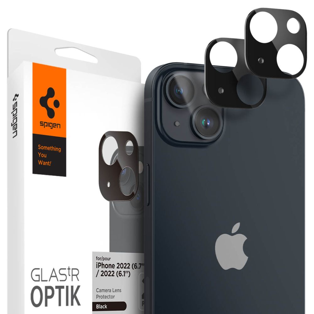 Spigen Optik iPhone 14 / iPhone 14 Plus camera beschermer 2 pack