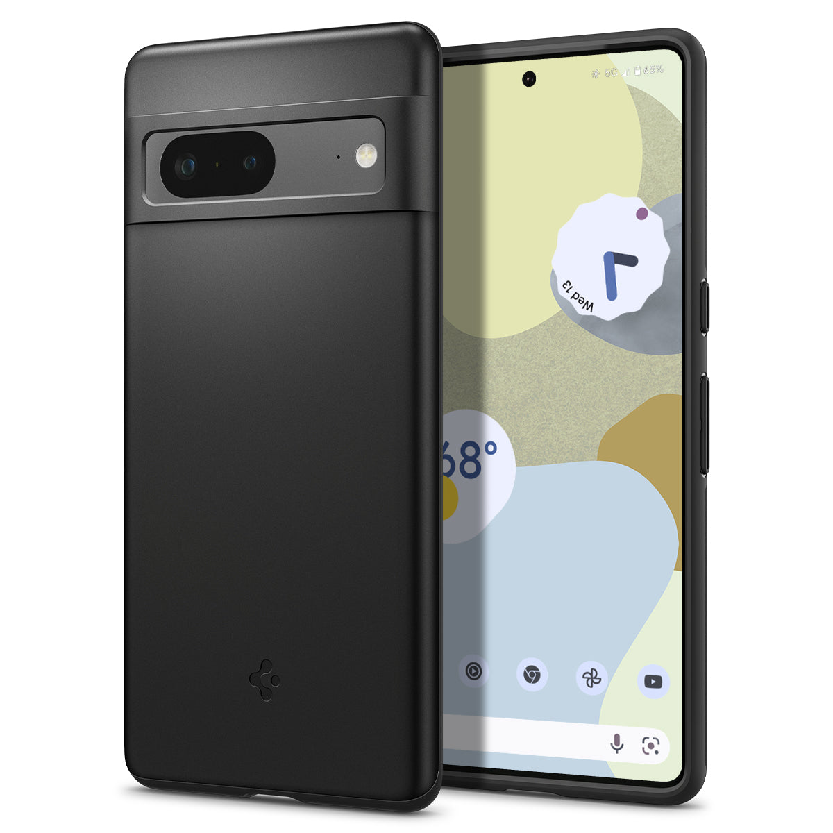 Spigen Thin Fit Pixel 7 hoesje zwart