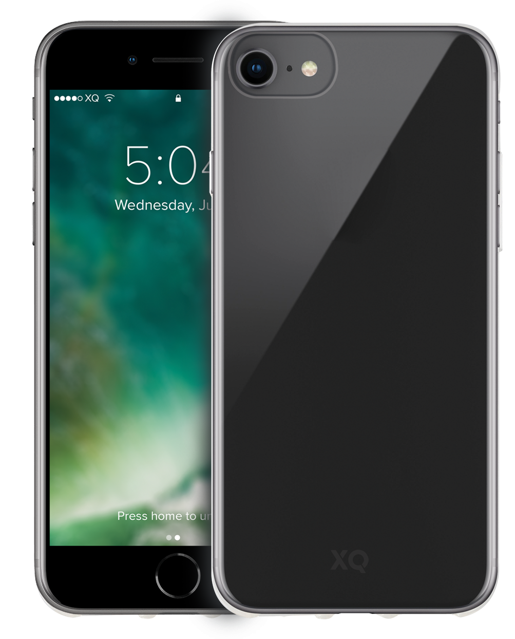 Xqisit Phantom Glass iPhone SE 2022 / 2020 / 8 / 7 hoesje Doorzichtig