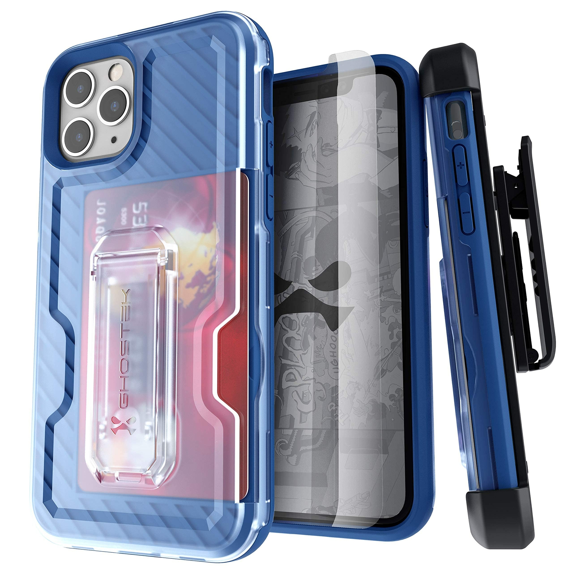 Ghostek Iron Armor 3 iPhone 11 Pro Max hoesje Blauw