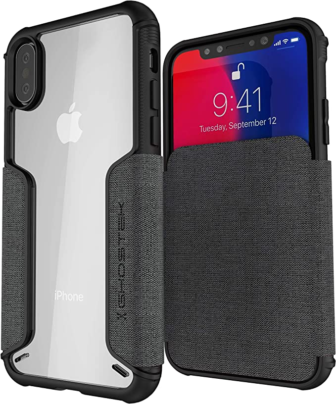 Ghostek Exec 3 iPhone XS hoesje Grijs