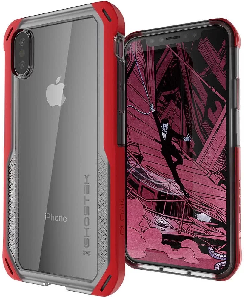 Ghostek Cloak 4 iPhone XS hoesje Rood