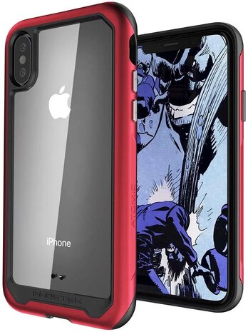 Ghostek Atomic Slim 2 iPhone XS Max hoesje Rood