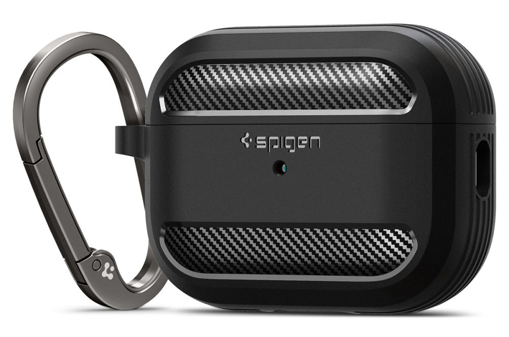 Spigen Rugged Armor AirPods Pro 2 hoesje zwart