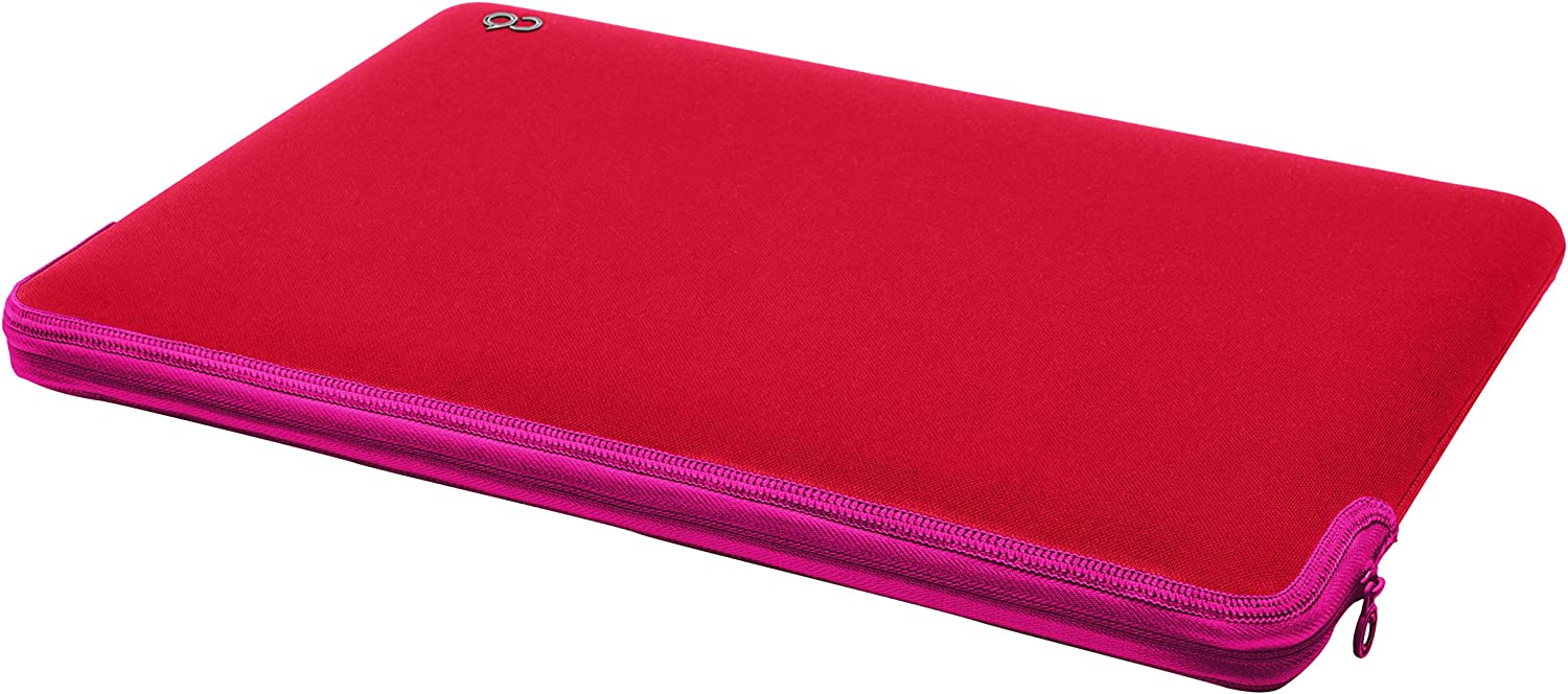 C6 Zip MacBook 13 / 14 inch sleeve Rood / Roze