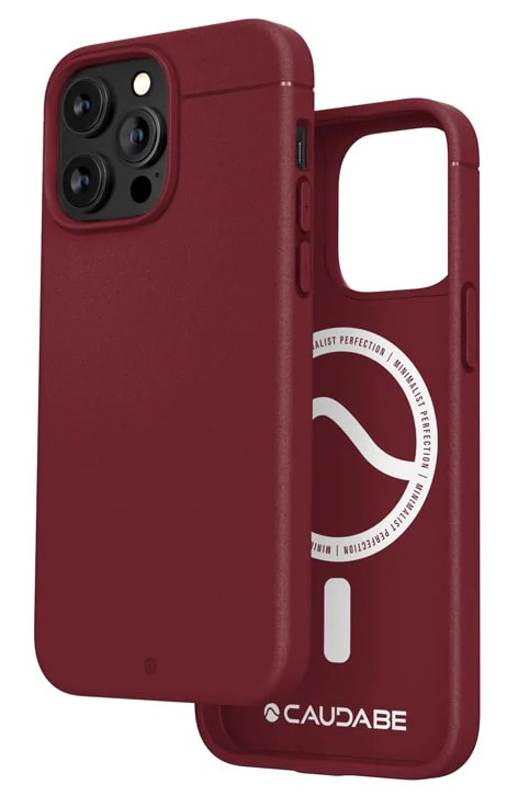 Caudabe Sheath iPhone 14 Pro hoesje rood