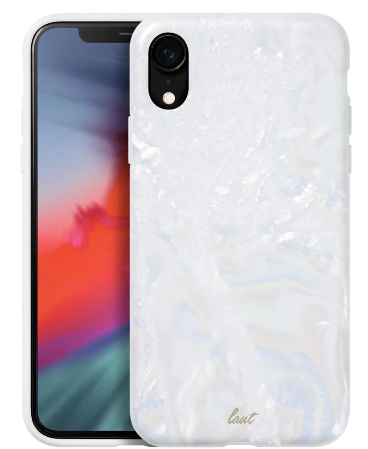 LAUT Pop Pearl iPhone XR hoesje Wit