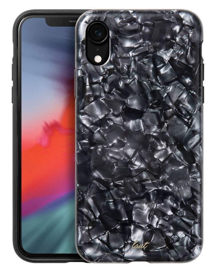 LAUT Pop Pearl iPhone XR hoesje Zwart