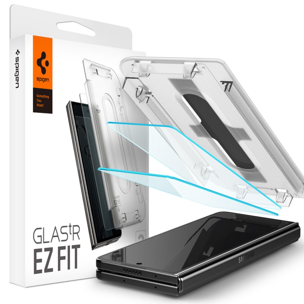 Spigen GlastR EZ Fit Galaxy Z Fold 5 glazen screenprotector 2 pack