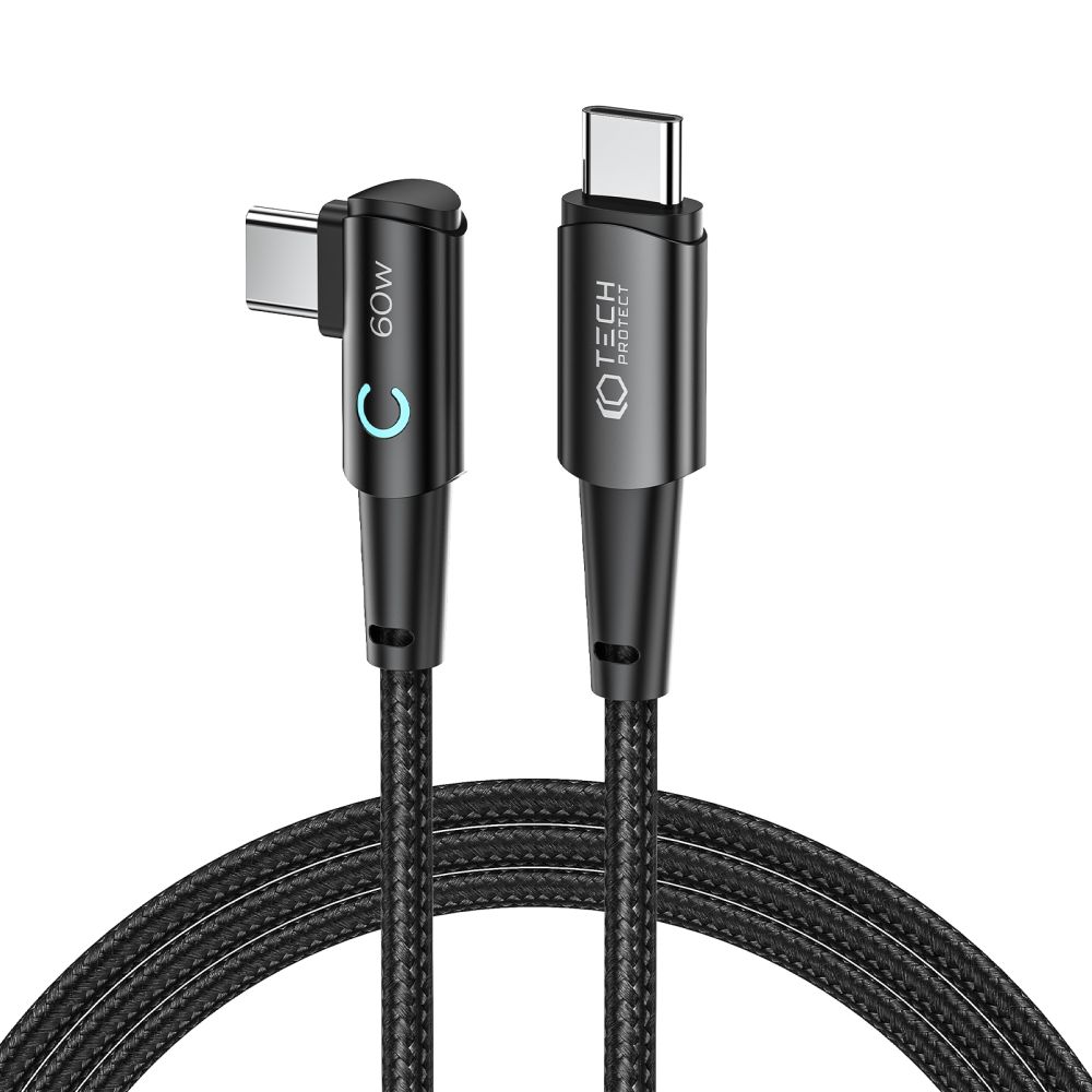 TechProtection UltraBoost L USB-C naar USB-C kabel 60 watt 2 meter