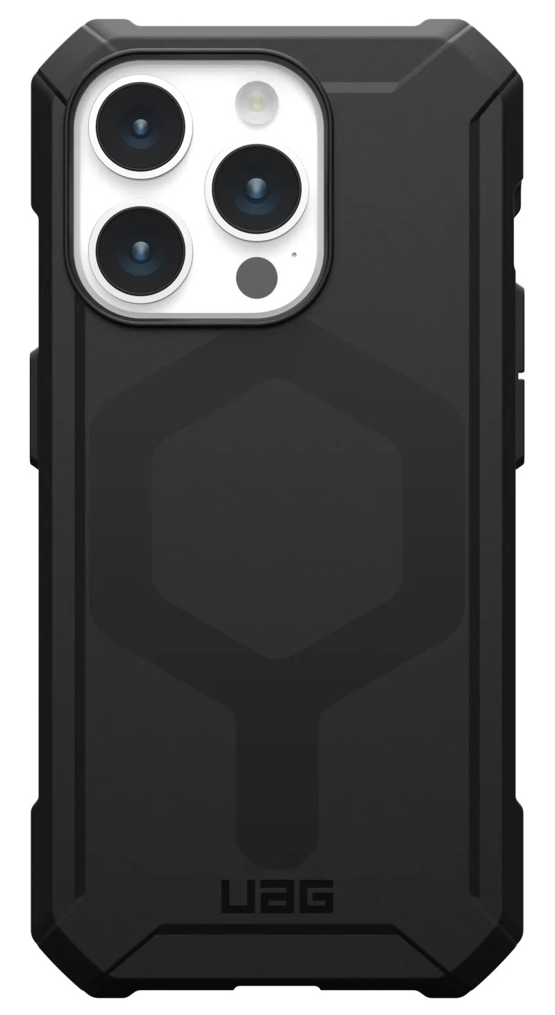 UAG Essential Armor MagSafe iPhone 15 Pro hoesje zwart