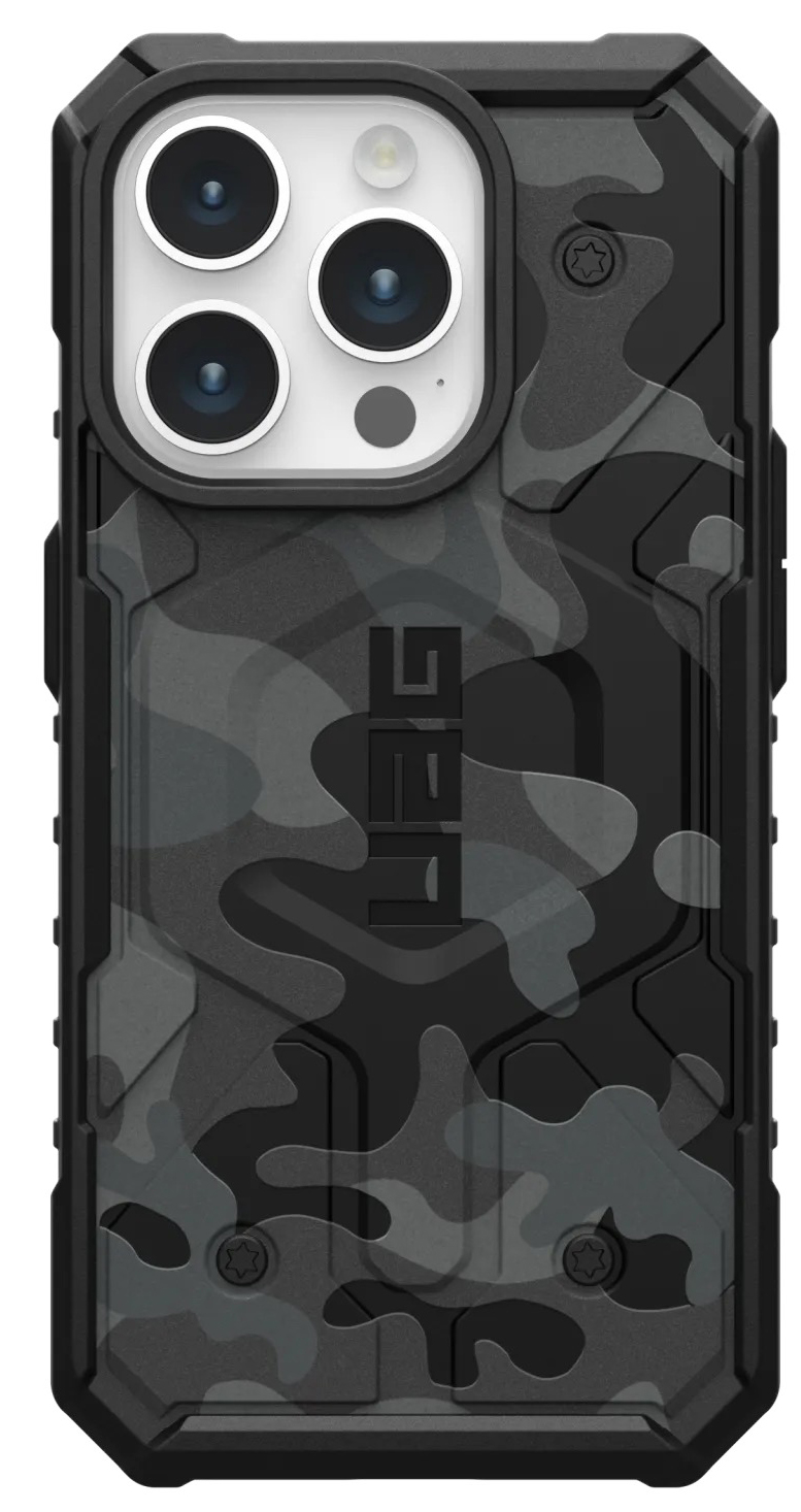 UAG Pathfinder MagSafe iPhone 15 Pro Max hoesje midnight camo