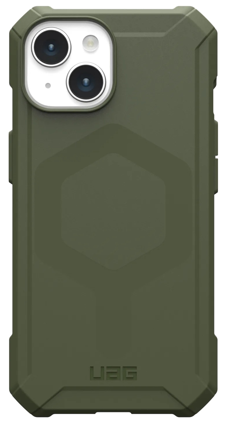 UAG Essential Armor MagSafe iPhone 15 hoesje groen