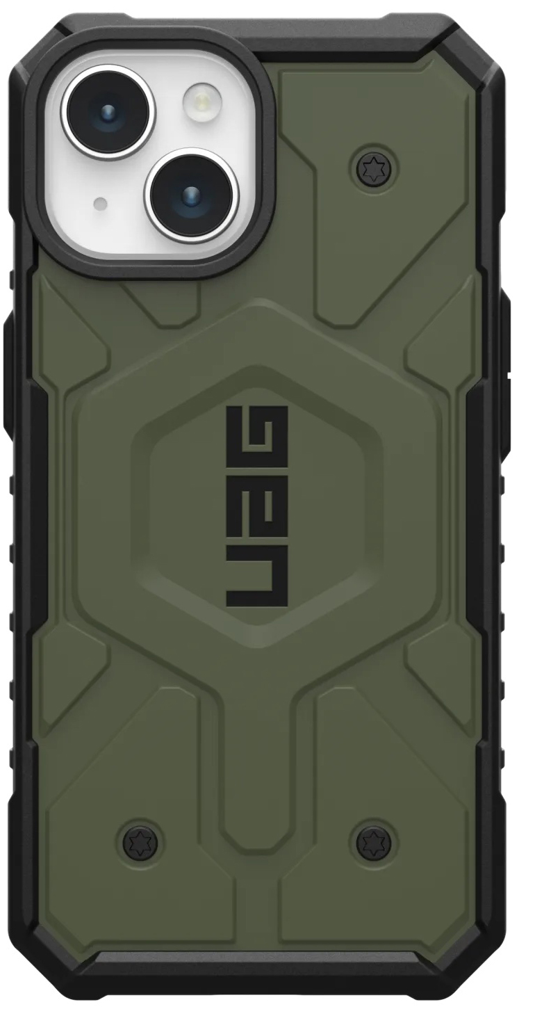 UAG Pathfinder MagSafe iPhone 15 hoesje groen