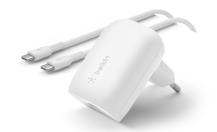 Belkin BoostCharge USB-C 30 watt oplader met USB-C kabel