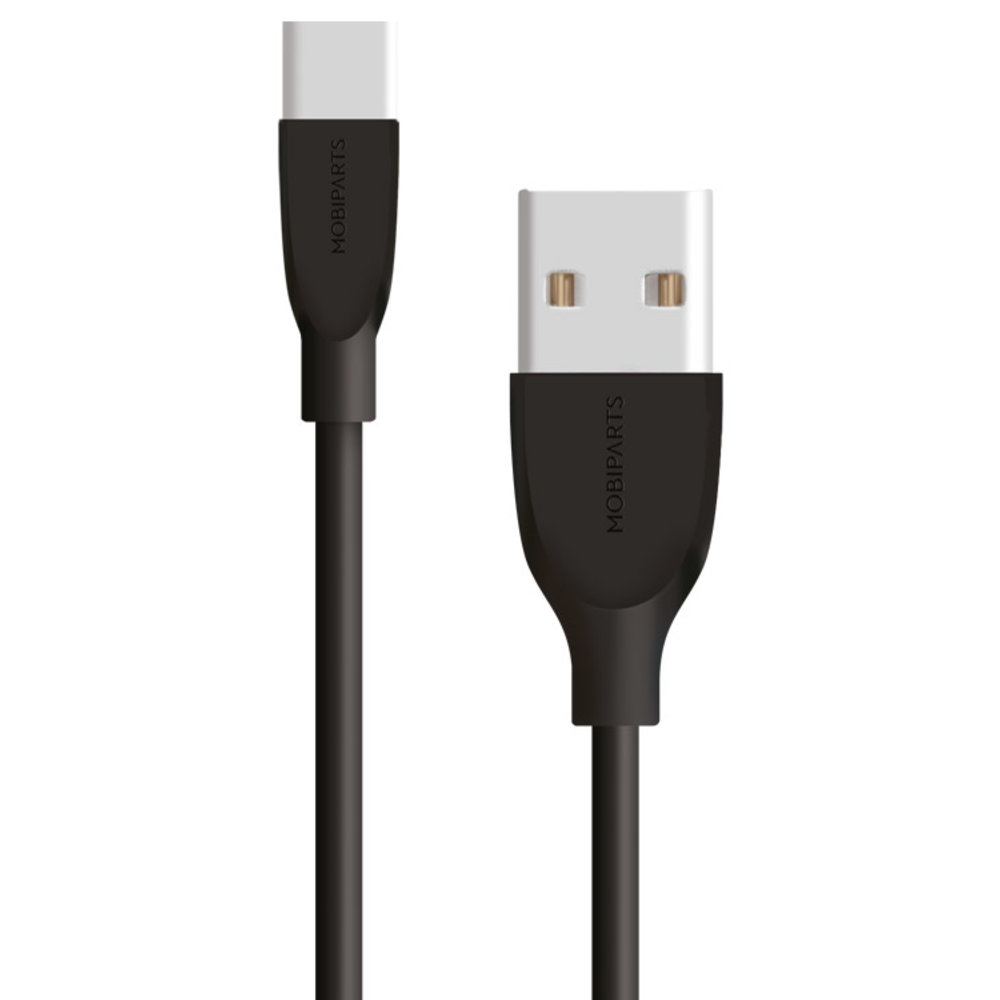 Mobiparts USB-C naar USB-A kabel 1 meter zwart