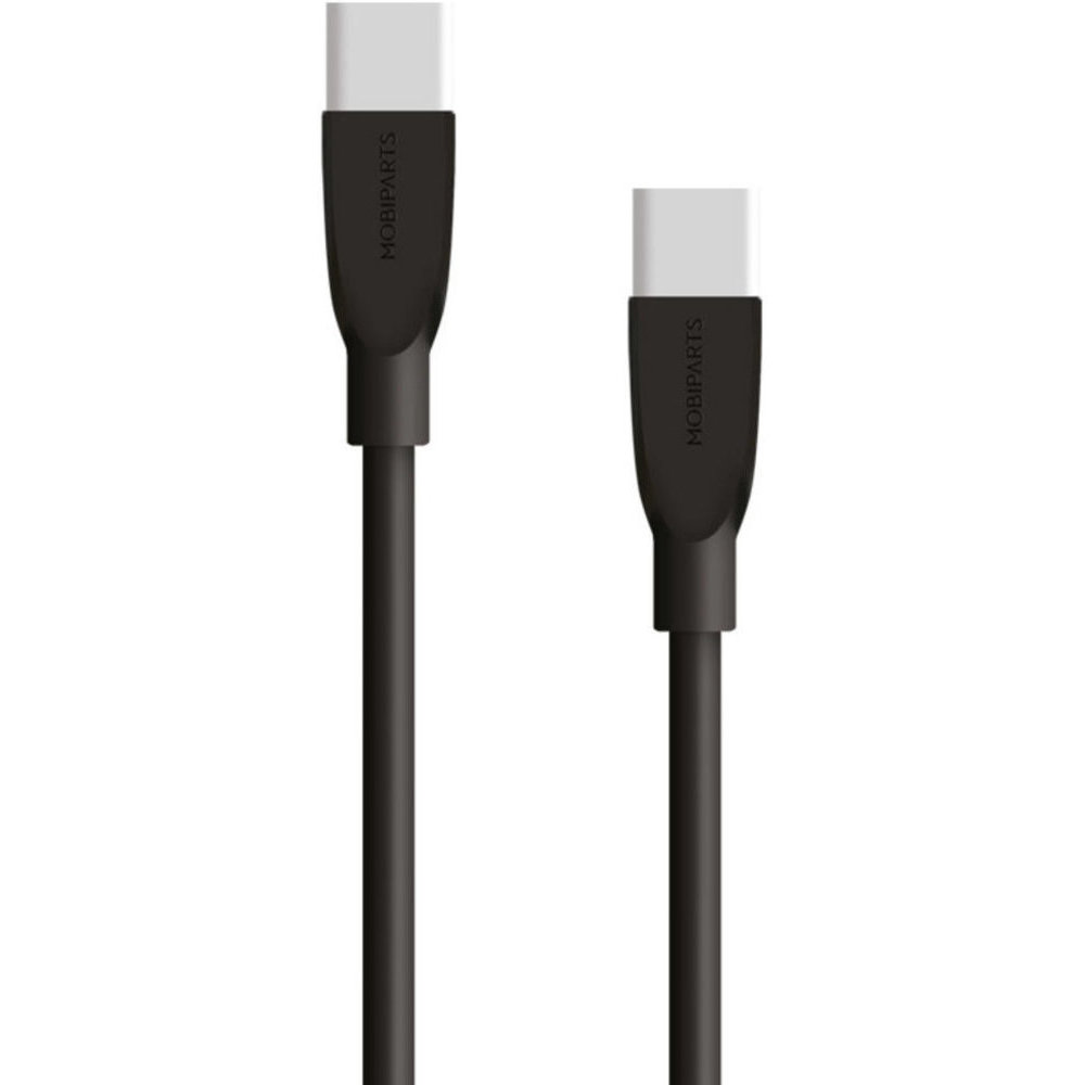 Mobiparts USB-C naar USB-C kabel 50 centimeter zwart