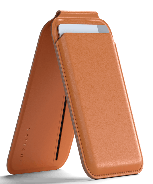 Satechi MagSafe Magnetic Wallet stand oranje