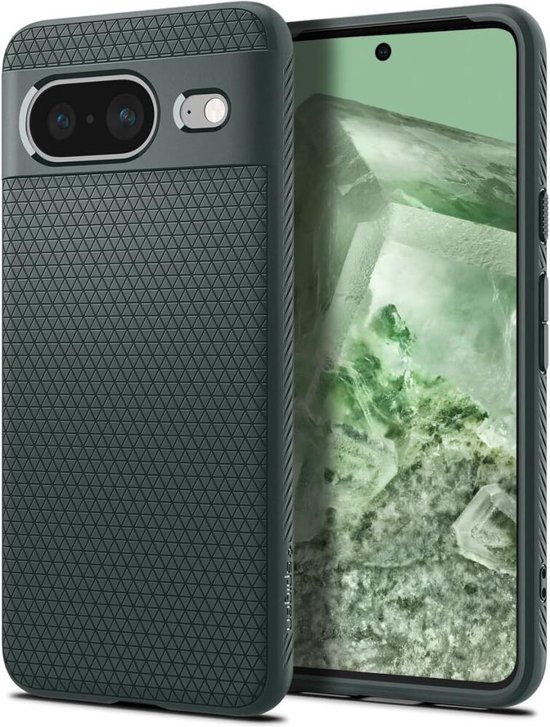 Spigen Liquid Air Pixel 8 hoesje groen