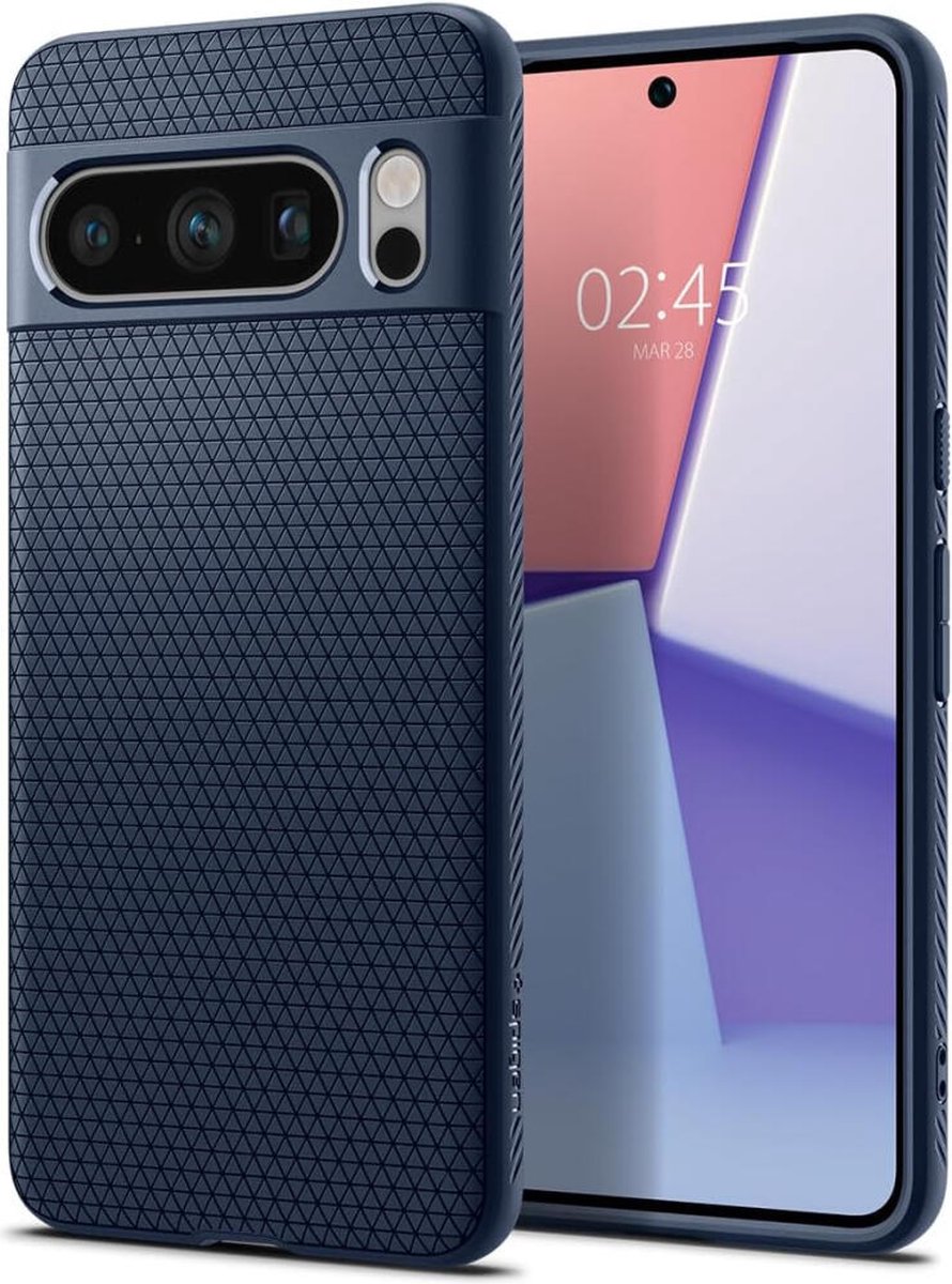 Spigen Liquid Air Pixel 8 Pro hoesje blauw