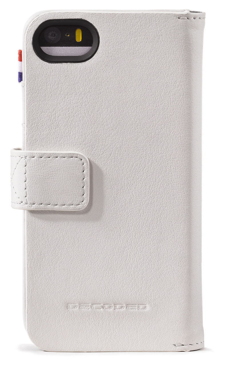 Vergissing omzeilen Senaat Decoded Leather Wallet case White iPhone 5/5S - Appelhoes