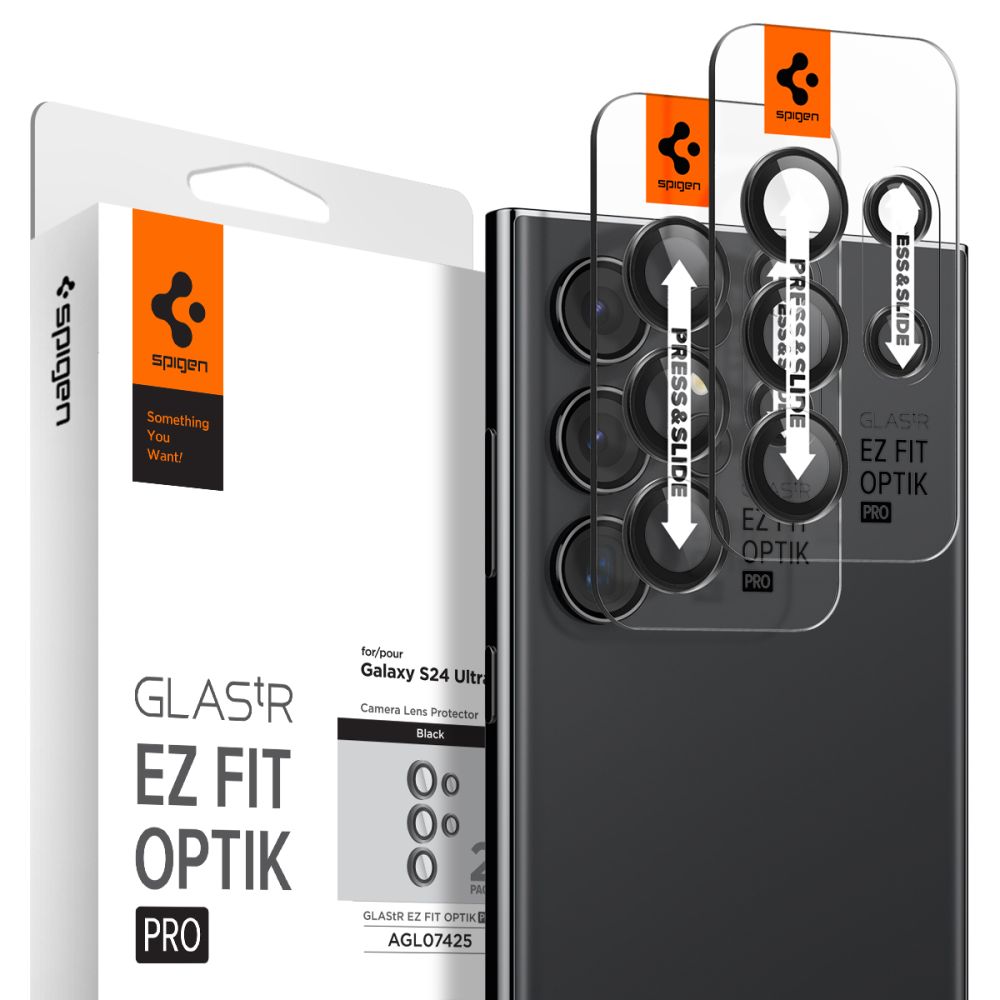 Spigen Optik.TR Galaxy S24 Ultra EZ Fit cameralensbeschermer 2 pack