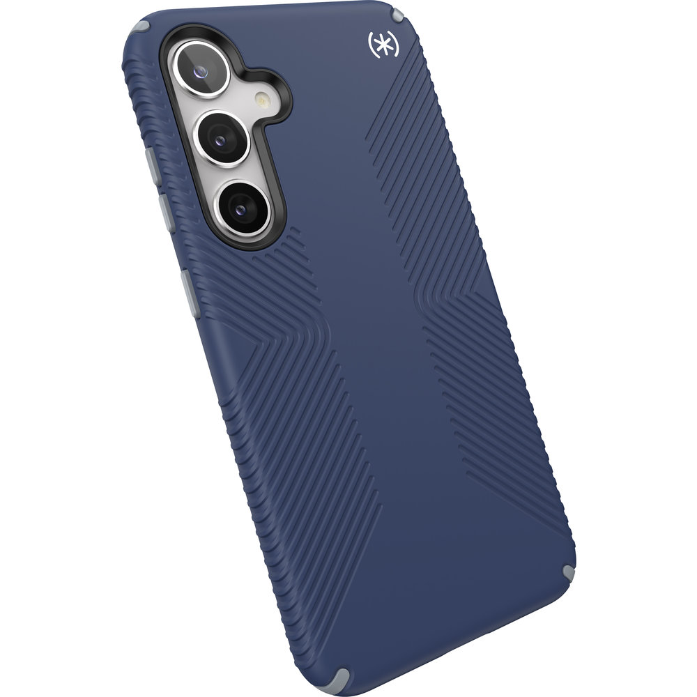 Speck Presidio 2 Grip Galaxy S24 hoesje blauw