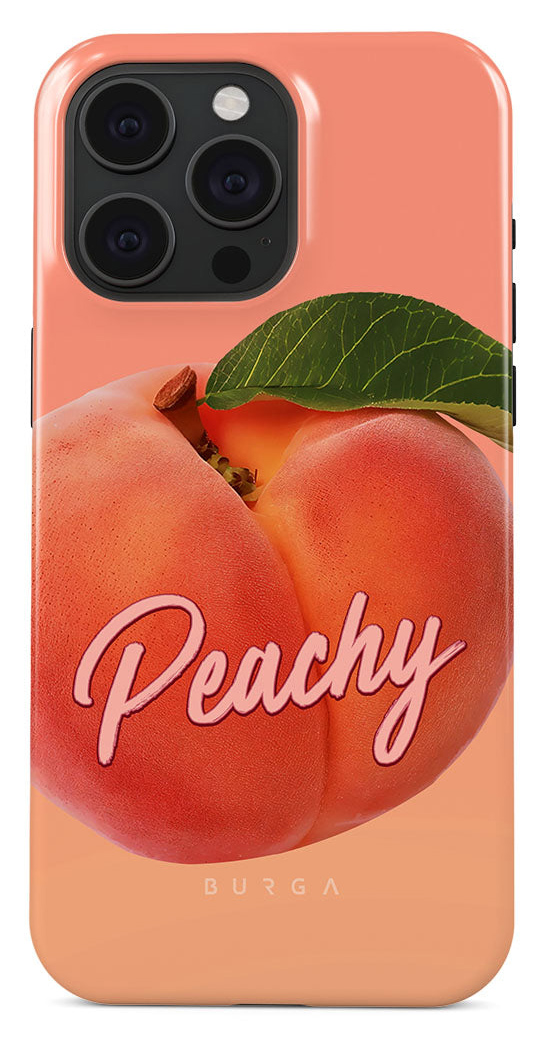 Burga Tough iPhone 15 Pro hoesje peachy