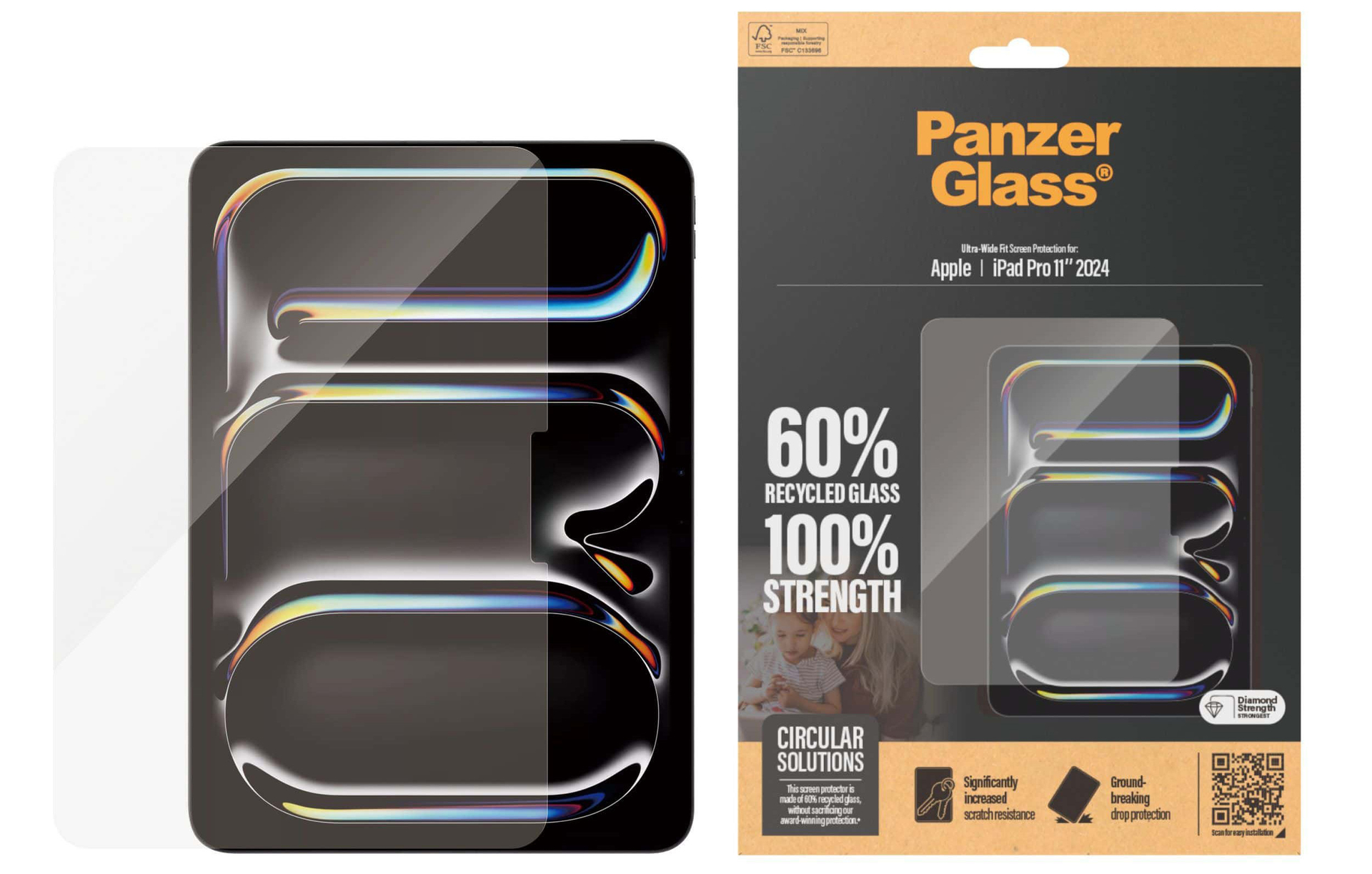 PanzerGlass Glazen iPad Pro 2024 11 inch screenprotector