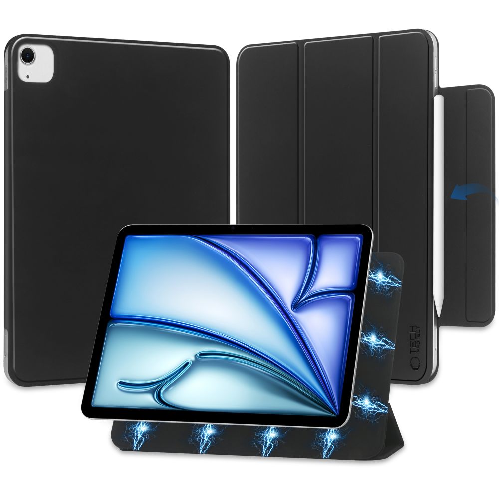 Tech Protection Magnetic iPad Air 2024 13 inch hoesje zwart